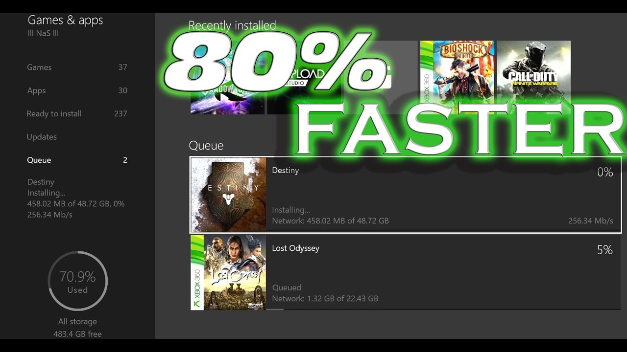 Xbox One Max Download Speed